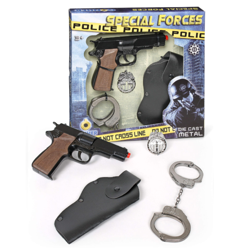 Set De Policia Con Pistola Y Accesorios 26x38,5x3,5 Cm (rama - 23121) con  Ofertas en Carrefour