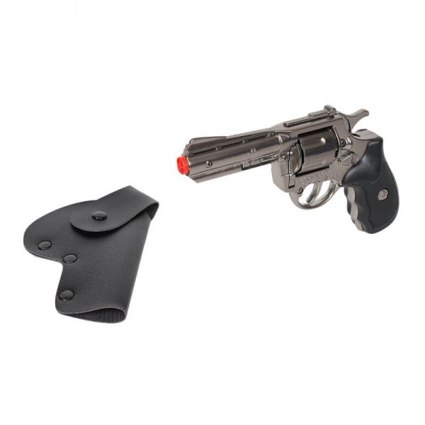 Pistola de juguete + funda negra