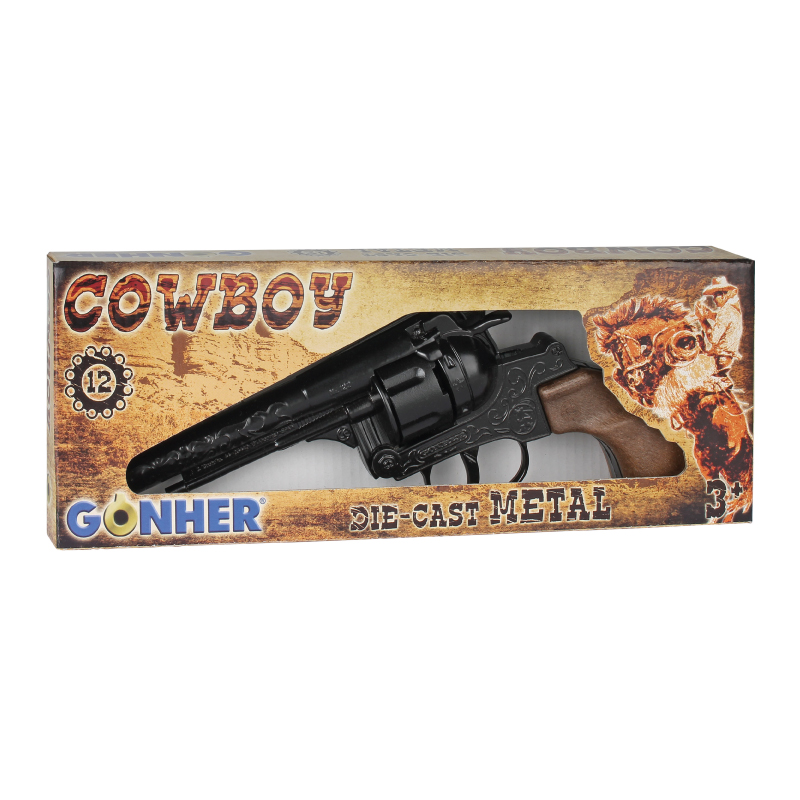 Revolver cowboy, 12 tiros – Gonher